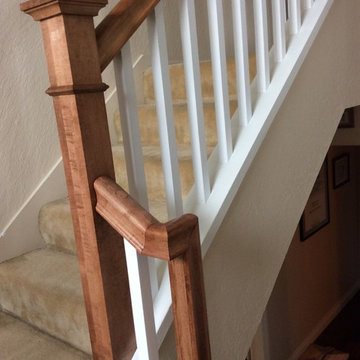 Craftsman style stair railing