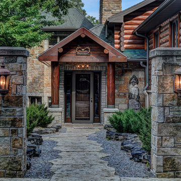 Cranberry Castle Stone Entrance
