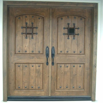 Custom Alder Wood Entry Doors
