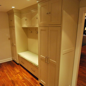 Custom Beige Mudroom Cabinetry 2