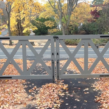 Custom Cedar Driveway Gate