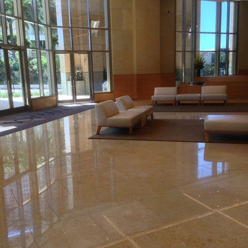 Custom Commercial Polished Wet Floor Project