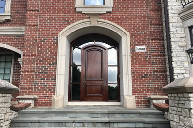 This is an example of a traditional entrance in Detroit.