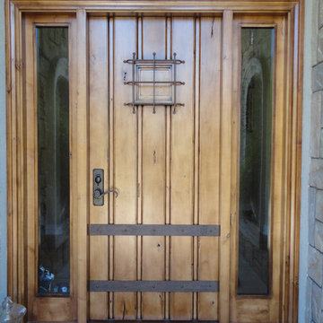 Custom Entry Door with side lights