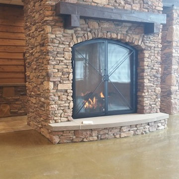Custom Gas Fireplaces for Cabela's Stores Nationwide