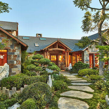 Custom Hill Country Home - Front Exterior