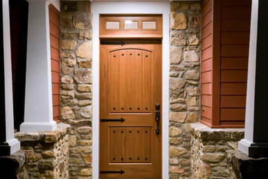 Entryway - craftsman entryway idea in Other