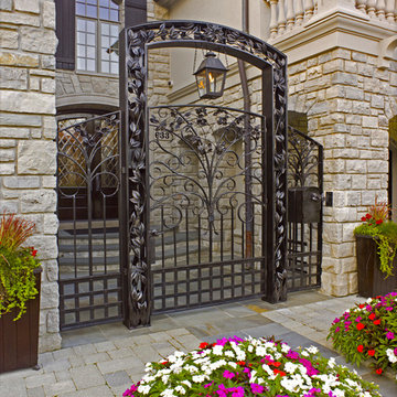 Custom Iron Entry Gate