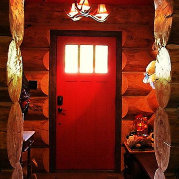 Custom Log Home in Montana