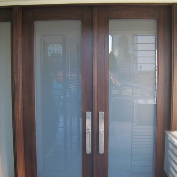 Custom Mahogany Entry Door