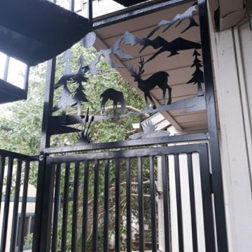 Custom Metal Gate Created and Designed by Cat