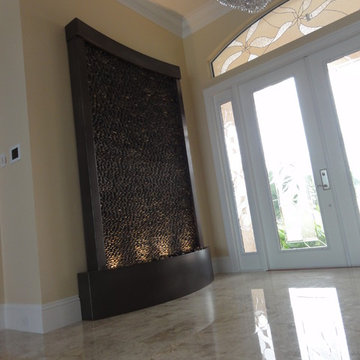Custom Pebble Water Feature - Marco Island, FL