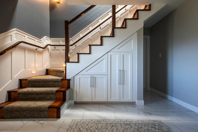 Custom Stair Case and Entry Renovation