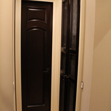 Custom wood interior doors project