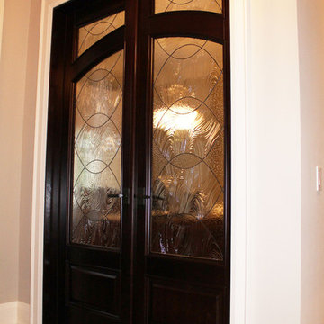 Custom wood interior doors project