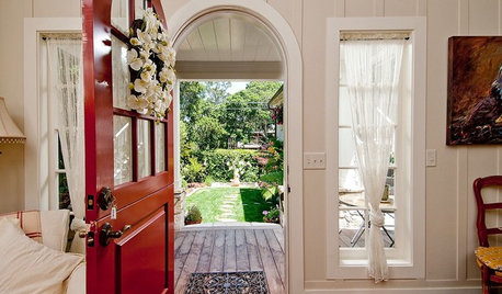Red Doors Spice Up Home Fronts
