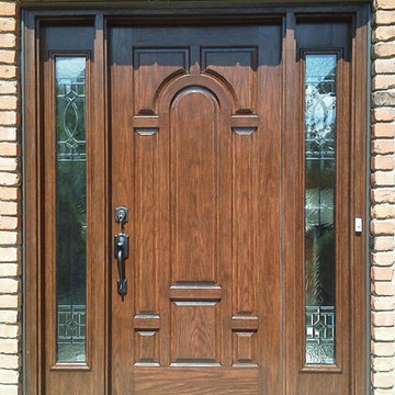 Decorative entry doors