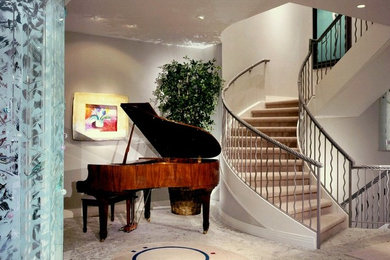 Inspiration for a contemporary entryway remodel in Denver