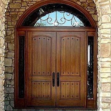Designer Series Custom Wood Door in Houston, TX