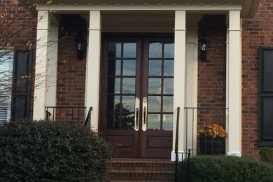 Inspiration for a double front door remodel in Charlotte