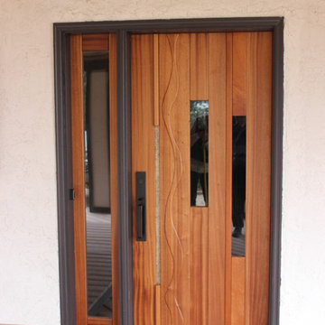 Doors with Glass Inlay