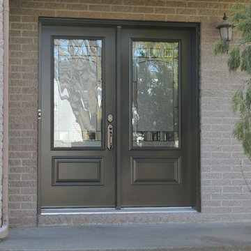 Double Doors, Steel color Double front Doors