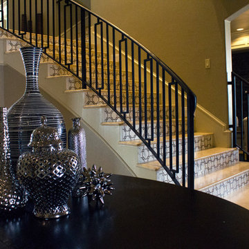 Dramatic Foyer with Staircase