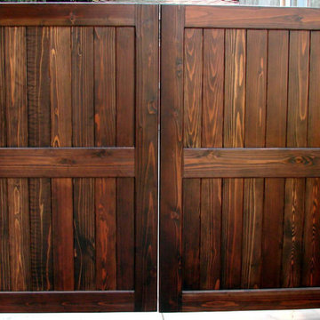 Driveway Gate - Double - Tongue and Groove