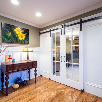 Earth tone main floor remodel