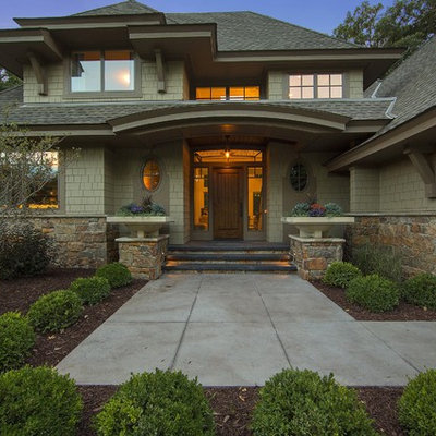 Entryway - craftsman entryway idea in Minneapolis