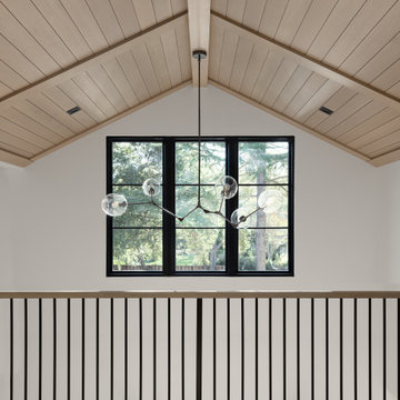 Warm Modern Vaulted Ceiling