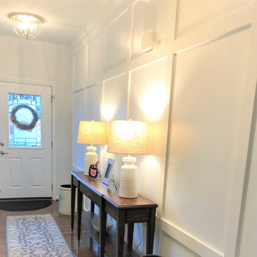 Ellicott City residence- Dining room and Foyer Interior Design
