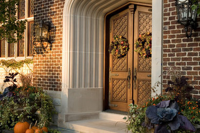 Inspiration for a traditional entrance in Chicago.