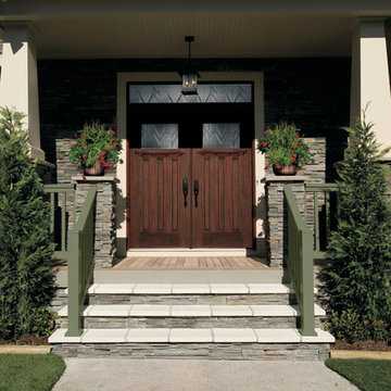 Enhance your home’s exterior with Pella® fiberglass front doors