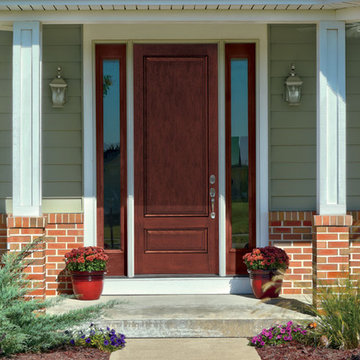 Enjoy the look and feel of wood with Pella® Architect Series® fiberglass doors