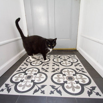 Entrance Foyer Floor Tile Remodel