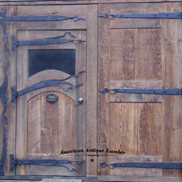 Reclaimed Wood Entry Doors