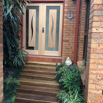 Entry Door and Stairs