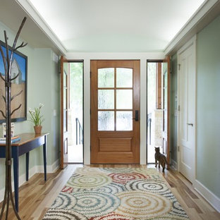 75 Beautiful Entryway With Green Walls Pictures Ideas April 2021 Houzz