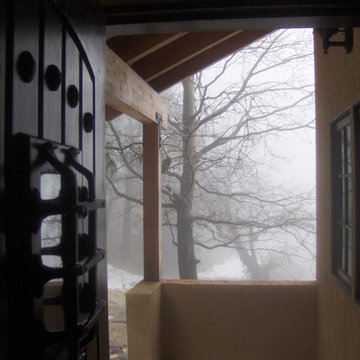 Entry Door welcomes visitors out of the storm