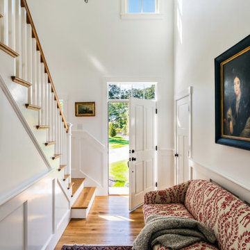 Entry Foyer, Greek Revival Home on Cape Cod
