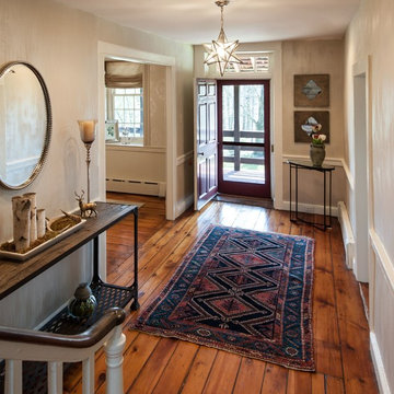 Entry Foyer in 300 Year Old Farmhouse - Danziger Design