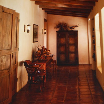 Entry Hall - Rich Tones, Warm Colors and Old Worn Tile