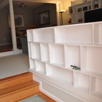 Entry/ Livingroom divider and shelving unit