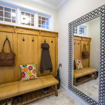 Entryway: Custom Craftsman Home Project