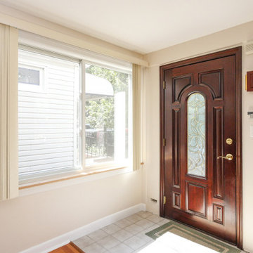 Entryway with Large New Sliding Window