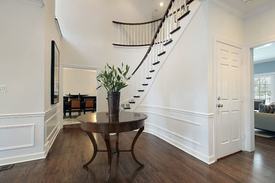 Entryway with Wainscotting