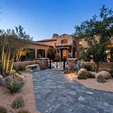 Evening Front Entry