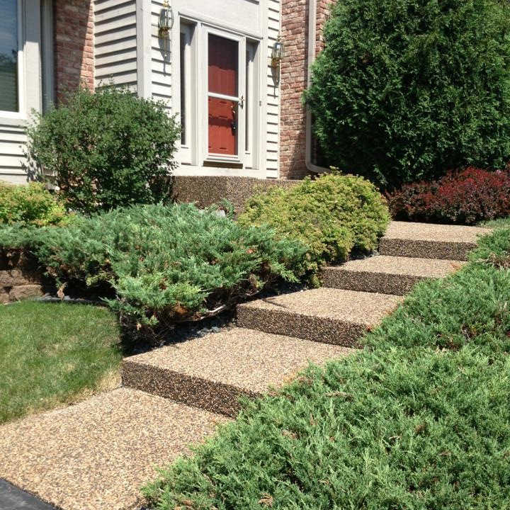 Exposed Aggregate Concrete Steps - Photos & Ideas | Houzz