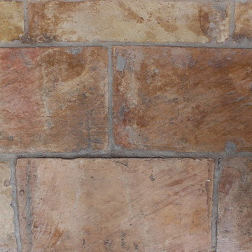 Exterior Steps with reclaimed French Terracotta Parefeuille